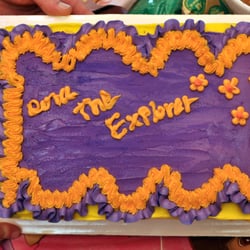 Dunkin' - We asked for a cake with Dora the Explorer on it...so I guess they did what they were told.