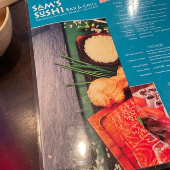 Sam's Sushi Bar & Grill - Menu - Sushi Bars Near Me - Seattle, Washington Sam's Sushi Bar & Grill - Menu - Sushi Bars Near Me - Seattle, Washington