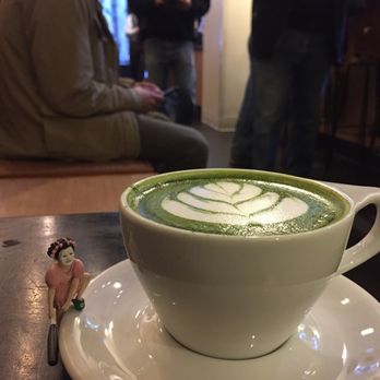 Ogawa Coffee - Green tea latte, pretty sweet. - Coffee & Tea Near Me - Boston, Massachusetts Ogawa Coffee - Green tea latte, pretty sweet. - Coffee & Tea Near Me - Boston, Massachusetts