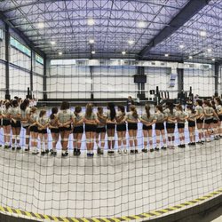 Triangle Volleyball Club - Teams at Practice