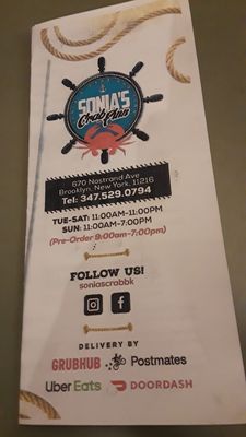 Sonia’s Crab and Finn BK by null