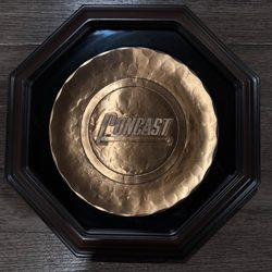 Frey Home Solutions - This is the face of the framed bronze plate.
