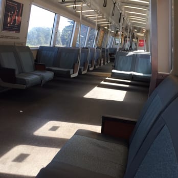 BART - Union City Station - Empty train car - Public Transportation Near Me - Union City, California