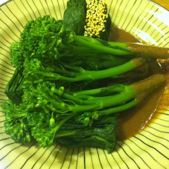 Cha-Ya - goma ae with spinach and chinese brocolli...just okay - Japanese Near Me - Berkeley, California