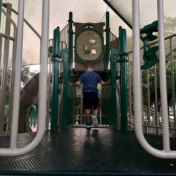 Sanibel Community Park - Covered playground equipment is perfect in the Florida sunny weather! - Playgrounds Near Me - Sanibel, Florida