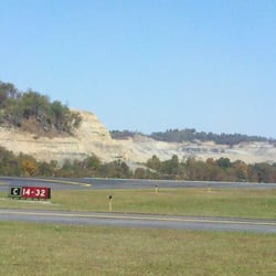 Wendell H Ford Airport - From the terminal area.  This is a great example of Mountain Top Removal.  Once done, all of KY will be flat!