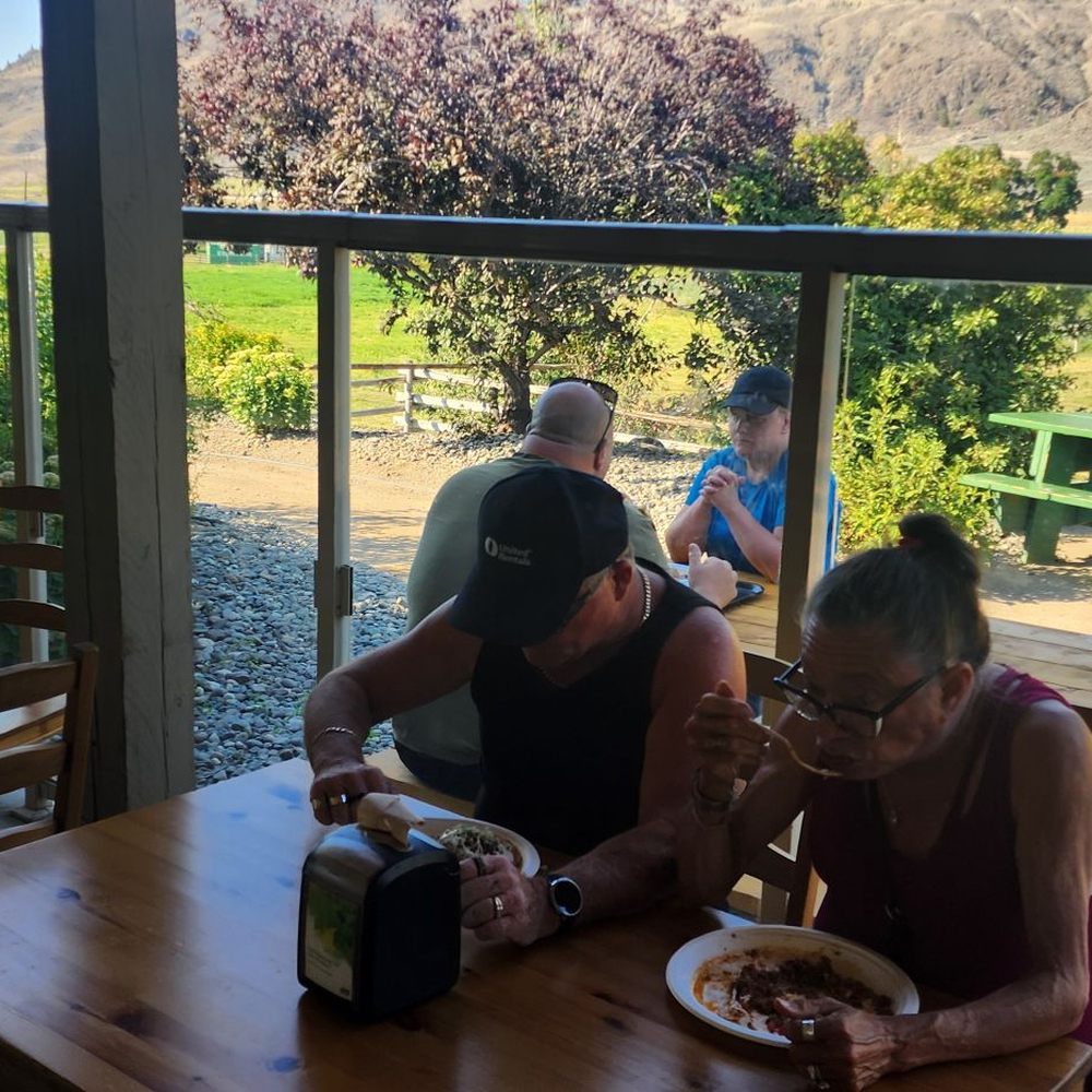 Desert Hills Ranch - Outside Seating (covered) - Farmers Market Near Me - Cache Creek, British Columbia Desert Hills Ranch - Outside Seating (covered) - Farmers Market Near Me - Cache Creek, British Columbia
