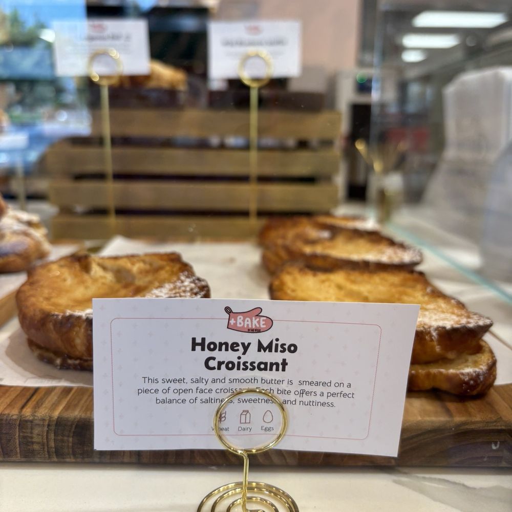 +Bake Cafe - Honey Miso Croissant - Coffee & Tea Near Me - Rancho Cucamonga, California