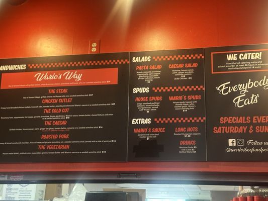 Menu photo 2 Warios Beef and Pork Columbus, OH Menu photo 2 Warios Beef and Pork Columbus, OH