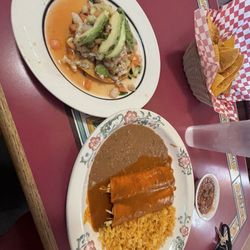 Casa Durango - Chicken Enchiladas no cheese