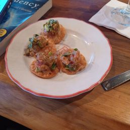 Ahi tuna bites, yummmm...