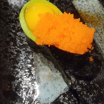 9 Style Sushi - Smelt egg with quail egg - Sushi Bars Near Me - San Clemente, California 9 Style Sushi - Smelt egg with quail egg - Sushi Bars Near Me - San Clemente, California