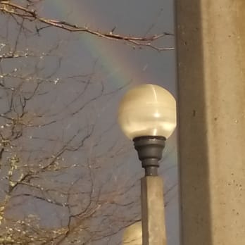 Millikan Way Transit Center - Rainbow "emanating" from a light fixutre at Millikan Way Transit Center - Public Transportation Near Me - Portland, Oregon Millikan Way Transit Center - Rainbow "emanating" from a light fixutre at Millikan Way Transit Center - Public Transportation Near Me - Portland, Oregon