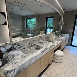 Let's Get Plumbing - Custom vanity