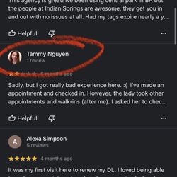 Indian Springs Tag Agency - Possible racism?