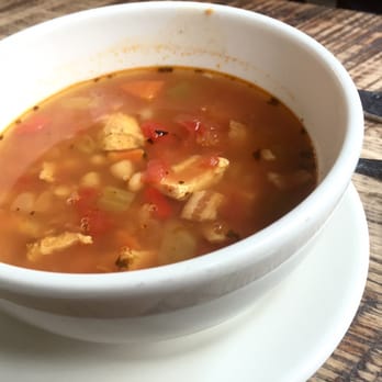 The Foundry Grill - Soup of the day: White Pine Soup with Chicken - American Near Me - Sundance, Utah