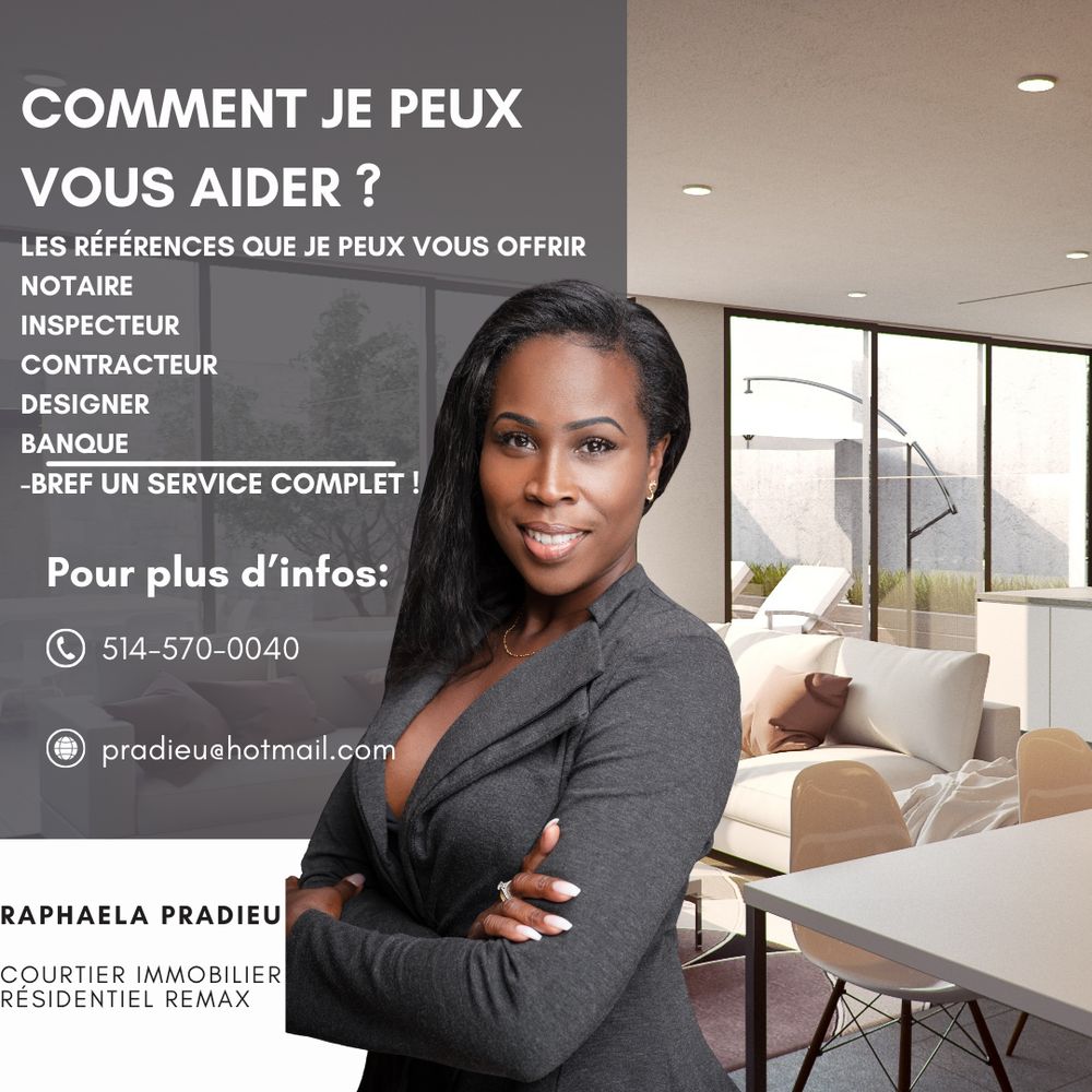 RAPHAELA PRADIEU - REMAX - Updated June 2025 - 7085 Boul. Saint-Laurent ...
