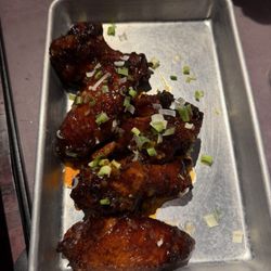 Luk Fu - Sweet heat wings. These were good. They don't have ranch though, would have made them better.