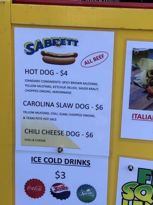 Menu photo 2 Simply Hot Dogs Asheville, NC