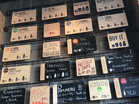 Menu photo 8 Stem Ciders Denver, CO