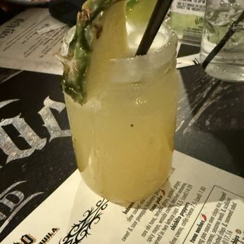 Dirty Taco and Tequila - Rockville Centre - Pineapple Margarita with a sugar rim - Tacos Near Me - Rockville Centre, New York