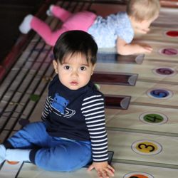 Eagles Nest Indoor Playground - Walk on piano
