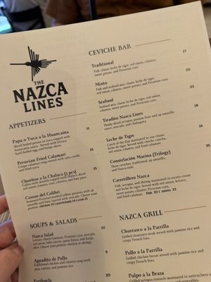 Menu photo 4 The Nazca Lines Longwood, FL