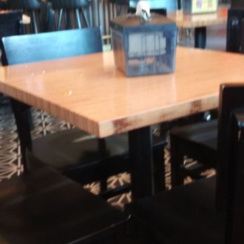 Torchy's Tacos - Saturday 8:20am (they opened at 8am) and most of the tables look like this. - Tacos Near Me - Denton, Texas