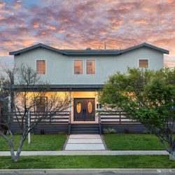 Vincent Serhan - Vista Sotheby's International Realty - A twilight photo of a beautiful pool home in South of Conant "City College' neighborhood of Long Beach