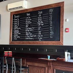 The Proper Pig - Beer list