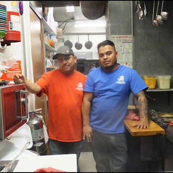 Amigos Mexican Restaurant - The kitchen staff tonight at Amigo's Mexican Restaurant, as photo'd by my friendly server, Daniel, who is as friendly as it gets.  He actual - Mexican Near Me - Bishop, California