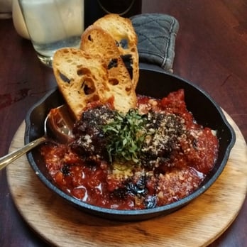 Bistro 135 - Chicken Pesto Meatballs for an appetizer - Italian Near Me - Tracy, California