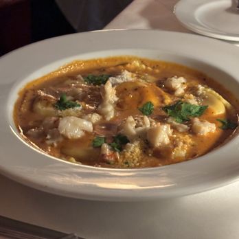 Foxy’s Kitchen + Bar - Lobster ravioli (special of the night). Lobster not only stuffed inside the ravioli, but also chunks of it on top! - Bars Near Me - Rancho Mirage, California Foxy’s Kitchen + Bar - Lobster ravioli (special of the night). Lobster not only stuffed inside the ravioli, but also chunks of it on top! - Bars Near Me - Rancho Mirage, California