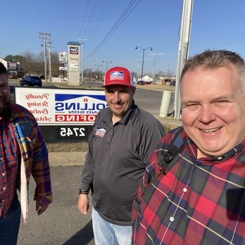 Collins & Son Roofing - Right outside the business on Prince Street with Matt Collins, owner of Collins and Son Roofing, and Zach Kuper of S&K Construction. - Roofing Near Me - Conway, Arkansas Collins & Son Roofing - Right outside the business on Prince Street with Matt Collins, owner of Collins and Son Roofing, and Zach Kuper of S&K Construction. - Roofing Near Me - Conway, Arkansas