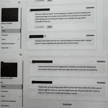 Windscape Apartment Homes - Tenants complaining about theft, dog feces outside, and broken appliances - Apartments Near Me - Williston, North Dakota