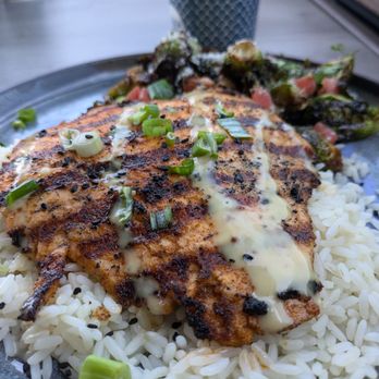 California Fish Grill - Salmon with miso glaze, my new fav - Seafood Near Me - Norwalk, California California Fish Grill - Salmon with miso glaze, my new fav - Seafood Near Me - Norwalk, California
