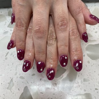 A Plus Nails - Love the stars. - Nail Salons Near Me - Clive, Iowa