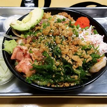 Pokiology - One large bowl was plenty of food for two hungry diners - $15 as of September 2017. - Poke Near Me - Chicago, Illinois