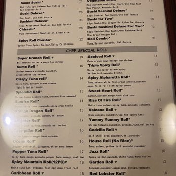 Sushi Sumo - Menu - Sushi Bars Near Me - Alpharetta, Georgia