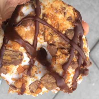 Wake n Bake - This is the Butterfinger Bash....well worth a shot! - Donuts Near Me - Wilmington, North Carolina Wake n Bake - This is the Butterfinger Bash....well worth a shot! - Donuts Near Me - Wilmington, North Carolina