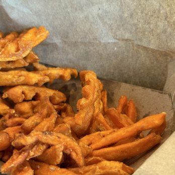 The Stand - American Classics Redefined - Mostly not SP waffle fries that we paid for. Seems like they gave us bottom of the barrel fries. - Burgers Near Me - Long Beach, California