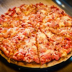 The Wheat Market - Deep Dish Pepperoni and Spinach Pizza