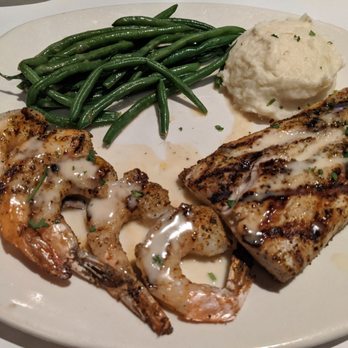Bonefish Grill - Mahi mahi and shrimp dinner with a "lemon sauce" that wasn't lemony at all. - Seafood Near Me - Las Vegas, Nevada
