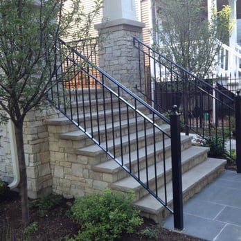 Cork & Kerry Welding - Front entrance rails - Metal Fabricators Near Me - Chicago, Illinois