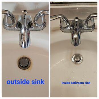 Eezy Cleaning - Cleaned one bathroom sink but left the other - Office Cleaning Near Me
