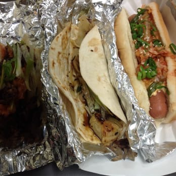 Chai's Global Street Food - two hot dogs - Food Trucks Near Me - Durham, North Carolina Chai's Global Street Food - two hot dogs - Food Trucks Near Me - Durham, North Carolina