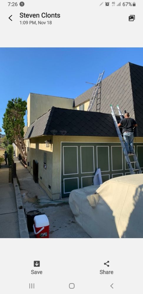 Slide of Clonts Roofing