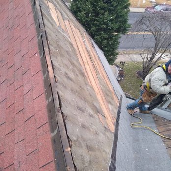 ABZB Contractors - Ice and water Shield getting ready for felt paper and shingle install - Roofing Near Me ABZB Contractors - Ice and water Shield getting ready for felt paper and shingle install - Roofing Near Me