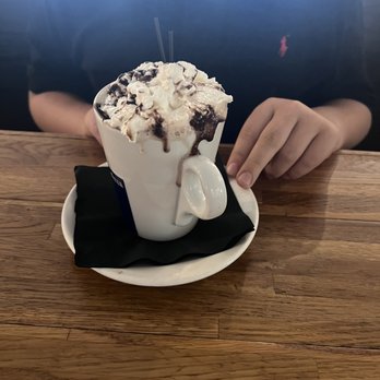Les Crepes - Hot chocolate. - French Near Me - Henrico, Virginia
