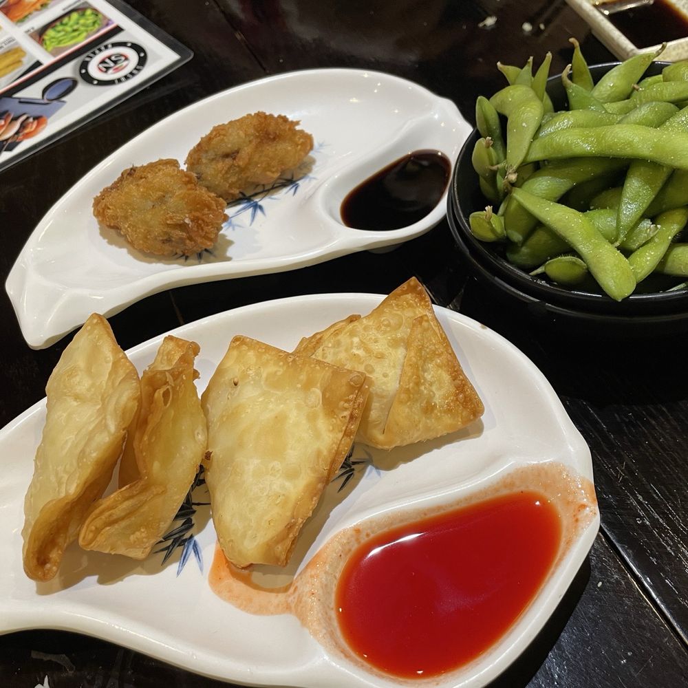 Sushi Naper - Fried Oyster Crab Rangoon Edamame - Sushi Bars Near Me - Naperville, Illinois Sushi Naper - Fried Oyster Crab Rangoon Edamame - Sushi Bars Near Me - Naperville, Illinois